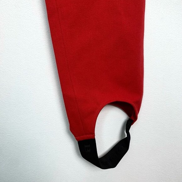 BURBERRY London Red Stirrup Leggings Size 36 Cotton Blend Equestrian Style Pants - Picture 5 of 7